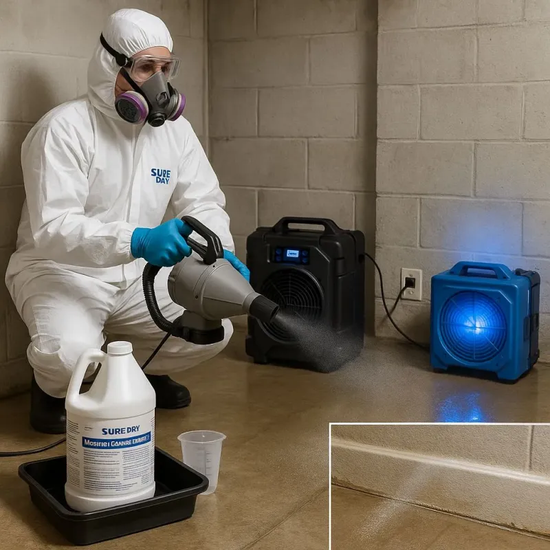 Sanitization and Odor Removal process in Clarcona, FL